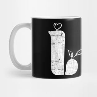 Left and Right Botanical Trees Vintage Mug